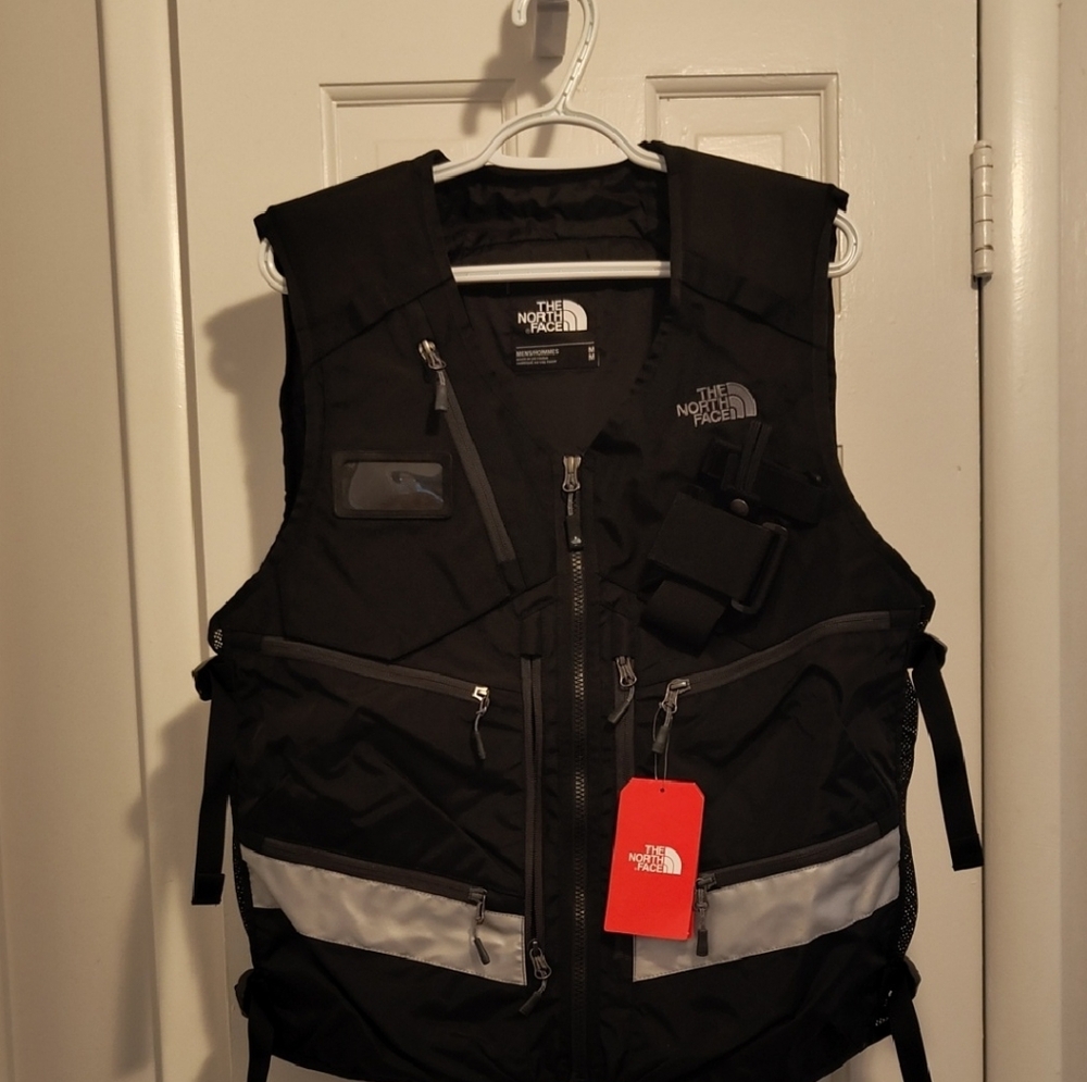 The North Face Black and Gray Tactical Vest